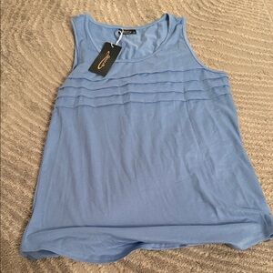 Blue Sleeveless Top